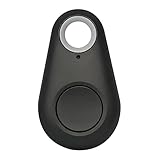 Retoo Schwarz Multifunktionaler Bluetooth Schlüsselfinder mit App und Alarm, Smart Tracker Schlüssel, Tasche, Portemonnaie, Finder Kompatibel mit iOS / Android, Anti-Lost Key, Gegenstandsfinder