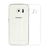 NEW'C Hülle für Samsung Galaxy S6 Edge, [Ultra transparent Silikon Gel TPU Soft] Cover Case Schutzhülle Kratzfeste mit Schock Absorption und Anti Scratch kompatibel Samsung Galaxy S6 Edge