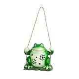 Gadpiparty 1stk Dekorative Solarleuchten Harz Frosch Solarleuchten Gartenstatue Aus Aniaml-harz Beleuchtete Frosch-gartenstatue Solarlicht-terrassendekoration Draussen Gartenbeleuchtung