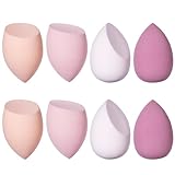 Makeup Schwamm, 8 Stück Beauty Blender Make Up Schwamm Schminkschwamm für Foundations, Puder Flüssigkeiten, Etc., Gesichtsschwamm Kommt In 3 Formen