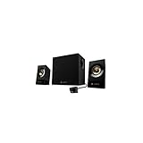 Logitech Z533 2.1 Lautsprecher-System mit Subwoofer, 120 Watt Spitzenleistung, 3,5 mm Eingang, Kopfhörerbuchse, Multi-Device, Bedienelemente am Steuergerät, EU Stecker, PC/TV/Tablet - Schwarz