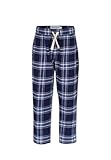 Band of Rascals Kinder Schlafanzughose Flannel Pants aus Bio-Baumwolle, Blue, Gr. 158