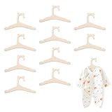 10 Stück Holz Baby Kleiderbügel Set, Niedliche Tierform Baby Kleiderbügel Aus Holz, Holz Kinderkleiderbügel, Babykleiderbügel für Kleidung, Hosen, Jacken, Kleider, Blusen