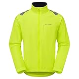 Ettore Wasserdichte Atmungsaktive Herren Fahrradjacke Hohe Sichtbarkeit Hi-Vis - Night Eagle Evo - Gelb