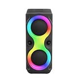 Wyerewel Bluetooth-Lautsprecher, Kabelloses Heimkino, Soundsäule für Den Außenbereich, Tragbarer Subwoofer-Lautsprecher mit RGB FM/AUX