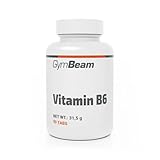 GymBeam Vitamin B6 (Kapseln) – Ein wirksames Nahrungsergänzungsmittel mit Pyridoxinhydrochlorid (Vitamin B6, unterstützt Immun- und Nervensystem, Energieproduktion und hormonelle Regulierung, 90 caps