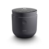 Lauben Low Sugar Reiskocher Rice Cooker mit Low-Sugar-Funktion, Fassungsvermögen 1,5l, verzögerter Start, Warmhalten, Innenbehälter spülmaschinengeeignet, Antihaftbeschichtung (Antracit)