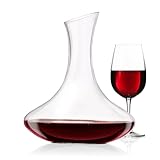 alpina Dekanter – Dekanter Rotwein – Weinkaraffe dickes Glas – Decanter Wein 1,78 Liter - Wein Karaffen - Dekantierer Rotwein - Karaffe Wein