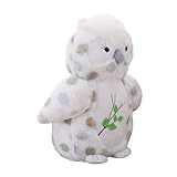 Vaguelly 1Stk Eule Plüschtierkissen gefüllte Plüschpuppen Kuscheltier Kinderpuppen muñecos de Peluche Animals Toys for Kinder Puppen doll Spielzeug Kinder Plüschpuppe PP Baumwolle Weiß