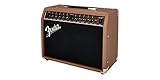 Fender Acoustasonic 40 230 V UK, 40 W Combo-Verstärker für elektroakustische Gitarren und Mikrofone, Braun/Schwarz