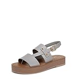 Franco Sarto Damen Genova Flache Sandalen, Modernes Grau, 41 EU