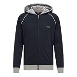 BOSS Herren Sweatjacke Loungewear Homewear Jacke Mix&Match Jacket, Farbe:Blau, Größe:2XL, Artikel:-403 Dark Blue