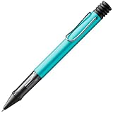 Lamy AL-star turmaline Kugelschreiber - leichter Kuli mit transparenten, ergonomischen Griff & Gehäuse aus Aluminium - inkl. Großraummine M 16 in schwarz