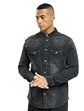 Brandit Denimshirt Riley - Black - 3XL