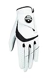 Callaway Golf Syntech-Handschuh für Damen, Linkshänder (für Rechtshänder), Weiß, Größe L