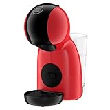 NESCAFÉ Dolce Gusto Piccolo XS by KRUPS, Kaffeekapselmaschine, 15 Bar, ultra-kompakt, Hochdruck-Espresso, über 30 Kaffeekreationen, Auto-Abschaltung, rot/schwarz, KP1A35