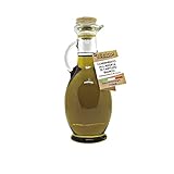 aBeiou Weißes Trüffelöl 250ml extra Gourmet-Produkt 100% Italienisch extra natives Olivenöl mit weißem Trüffel aromatisiert Premium-Qualität spezielle Flasche handwerkliche Öl vegan vegetarisch