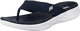 Skechers Damen On-the-go 600 Sunny Flip flops, Navy, 38 EU