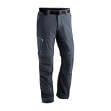 Maier Sports Herren Tajo 2 Wanderhose Zipp-off, Graphite, 50 EU