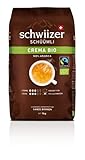 Schwiizer Schüümli Crema Bio Bohnenkaffee 1kg - Intensität 3/5 - Fairtrade