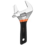 Amazon Brand - Umi 200mm RollgabelschlüSsel Groß Offen 45mm SchraubenschlüSsel Verstellbar Rohrzange 8 Zoll Adjustable Wrench