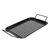 Yardwe 1Stk Backformen mit Antihaftbeschichtung Korb Grills Grillen nicht Wurst Ofen Bratpfanne für Grill pfannensets Antihaftplatte für Grill Antihaft-Grillplatte Rostfreier Stahl Black