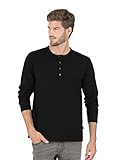 Trigema Herren Langarmshirt mit Knopfleiste