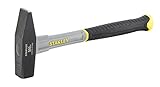 Stanley STHT0-51908 Schlosserhammer Fiberglas 500 g (Länge 295 mm, polierter Kopf) schwarz