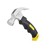 Gunpla Mini Kleiner Klauenhammer 8oz mit Rutschfester Komfortgriff Mini Hammer Zimmermannshammer für DIY, Reparatur, Camping, Holzarbeit