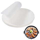 Rundes Antihaft-Backpapier 200 Stk Rund Pergamentpapier Ø 26 cm Backpapier Rund BBQ Papier Rund Backpapier Zuschnitte Dauerbackfolie Rund Baking Paper Backpapier für Pfannen Grill Rund für Pizza