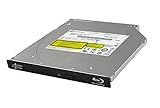 Hitachi-LG BU40N Internal UHD Blu-Ray/DVD Drive/Burner, Slim 9.5 mm Rewriter for Laptop, Desktop PC, Windows 10 Compatible, Ultra HD 4K Playback, M-Disc Support (Bare Drive)