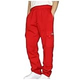 Asija Angebote des Tages Heute Blitzangebote Jogginghose Herren Lang Baggy Jogginghose Graue Casual Jogginghose Baumwolle Elastische Taille Jogging Hose Sommer Freizeithose Sporthose Outdoorhose