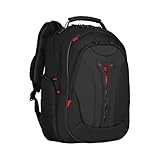 WENGER Pegasus Deluxe Laptop-Rucksack, Notebook 14 bis 16 Zoll, Tablet bis 10 Zoll, 25 l, Damen Herren, Business Uni Schule Reisen, Schwarz, 606492