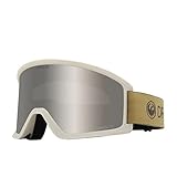 Dragon Unisex-Schneebrille DX3 OTG mit Ionenlinse, Block Beige mit Lumalens Silver Ion, Medium (DX3 OTG Base ION)