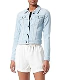 Noisy May NOS DE Damen NMDEBRA L/S Jacket LB BG NOOS Jeansjacke, Light Blue Denim, S