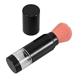 PATKAW Automatischer Puderspray-Make-up-Pinsel Power-Puff-Make-up Haarfaser-Spray- Rougepinsel mit Deckel Schminkpinsel mit Deckel Multifunktions-Kosmetikpinsel Kunstfaser Rosa