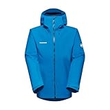 Mammut Herren Crater Iv Hooded Mens Hardshell Jackets, Glacier Blue, L EU