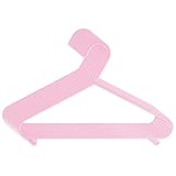 Bieco Kleiderbügel Kinder 8 St. Rosa | Länge ca. 30 cm | Baby Kleiderbügel | Kunststoff Kleiderbügel Kinder Baby | Baby Organiser Für Kleiderschrank | Kleiderbügel Baby | Baby Clothes Hangers