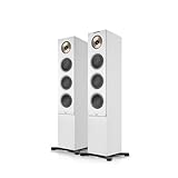 Teufel Stereo L 2 - Aktive Standlautsprecher Paar Kabellos Bluetooth WLAN Multiroom Kabellos Streaming Internetradio, Holzgehäuse, HiFi Speakers, 190 Watt, 3-Wege-System - weiß