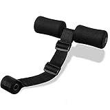 Topfinder Nordic Hamstring Curl Strap, Verstellbare Kniesehnen-Curlriemen für Sit-ups Kniebeugen Bein Bauch Core Trainingsgeräte für Fitnessstudio zu Hause Knie Sehnen Curler (Einstellbar 41.5cm)