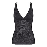 sloggi Damen Zero Feel Lace 2.0 Bra Shirt Unterhemd, Black, XL