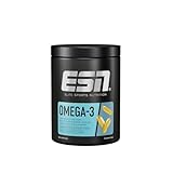 ESN Omega-3, 300 Kapseln, hochdosiertes EPA & DHA, unterstützt Herz, Gehirn & mehr, 1200 mg EPA & 900 mg DHA pro Portion, regelmäßig geprüft - made in Germany