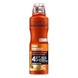 L'Oréal Men Expert XXL Deospray für Männer, Bodyspray gegen Schweißgeruch, Schwitzen und Nässe, Herren Deo Antitranspirant für hohe Temperaturen bis zu 45°C ohne Alkohol, Heat Protect, 1 x 250ml