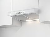 AEG DUB2610W Unterbau-Dunstabzugshaube / Abluft oder Umluft / 60cm / Weiß / max. 71 m³/h / min. 63 – max. 69 dB(A) / D / Schiebeschalter