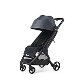 Ergobaby Metro+ Kinderwagen Buggy mit Liegefunktion, Kinder-Buggy Zusammenklappbar Autositz Kompatibel Klein Leicht Kompakt, Slate Grey