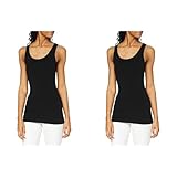 ONLY Damen Onllive Love Tank Noos Top, Schwarz (Black Black), 38 (Herstellergröße: M)