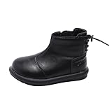 Herbstschuhe Mädchen Winterstiefel Kinder Warm Barfußschuhe Winter Gefüttert Stiefeletten Elegant Outdoor Damenstiefel Rutschfest Winterschuhe Junge Trekking- & Wanderschuhe Größen 23-36