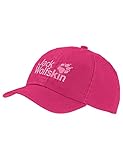 Jack Wolfskin Kinder Luftige Kinder Cap Kids Baseball Cap, Pink, ONE Size (49-55CM), 1901011-2010495