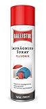 BALLISTOL 25010 Imprägnier-Spray Pluvonin 500ml – Universal-Imprägnierung, Atmungsaktiv, Textilien und Wildleder