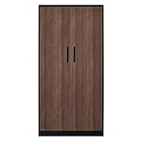 Aktenschrank Mehrzweckschrank Stauraumschrank Allzweckschrank Stahlspind Garderobenschrank Werkzeugschrank Besenschrank Metall Schließfachschrank Flügeltürschrank lagerschrank abschließ 183x90x45cm